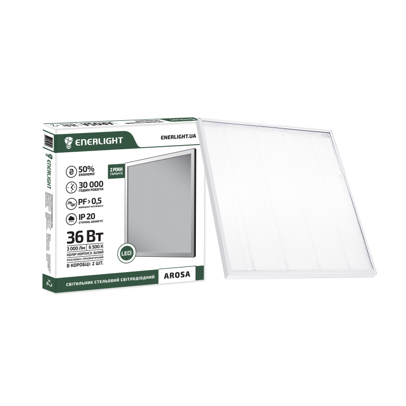 Панель світлодіодна ENERLIGHT (AROSA36SMD80С)